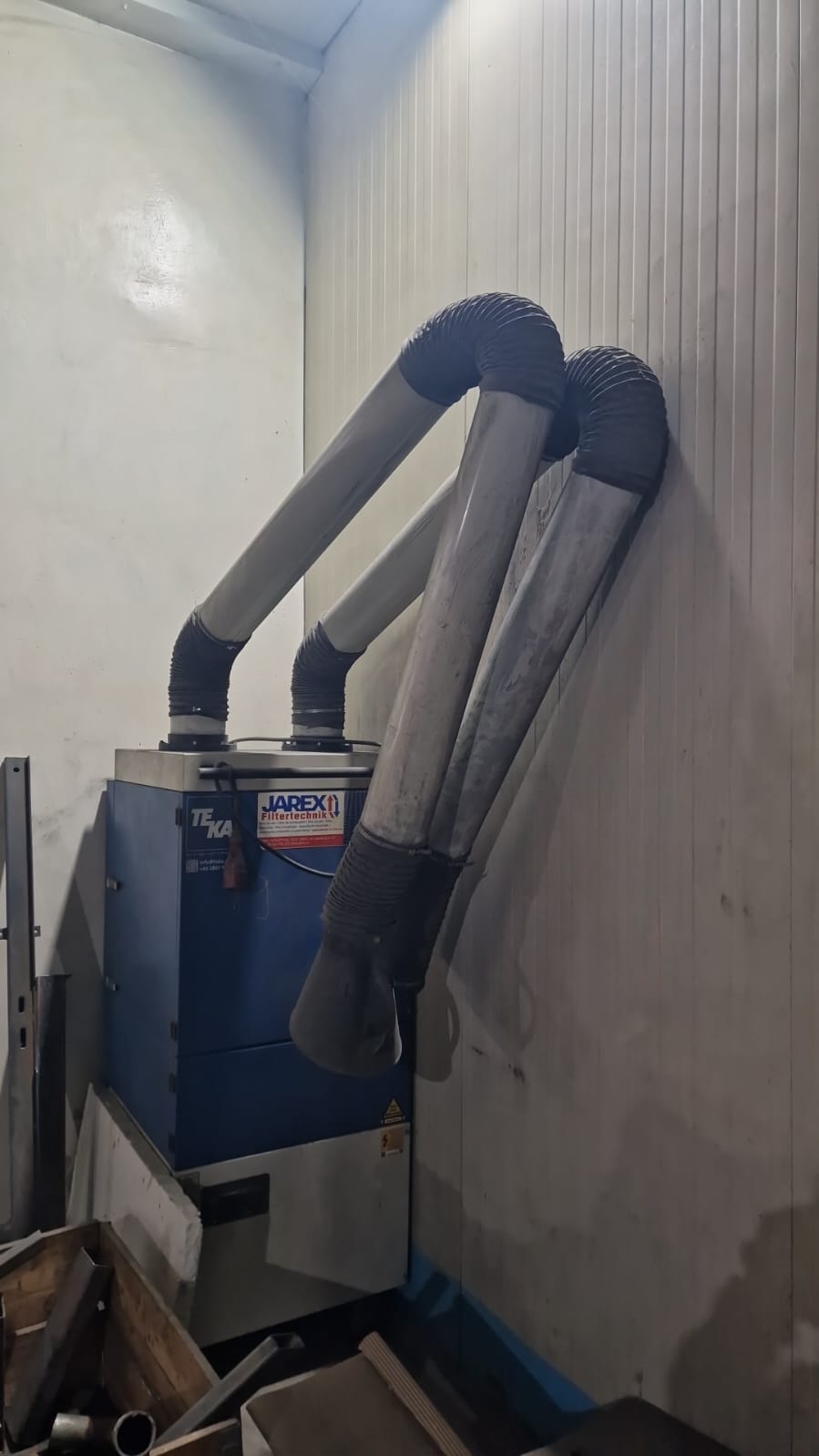 Unitate mobilă de filtrare TEKA CARTMASTER cu braț de aspirație 4m