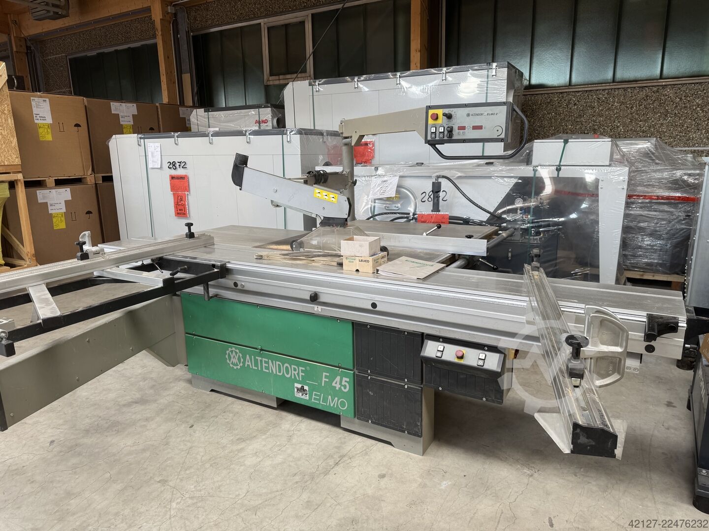 Ferăstrău circular de formatizat cu masă mobilă Altendorf F 45 Elmo II (3.4m)